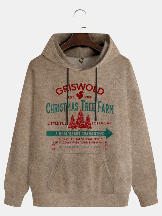 Christmas Text Letters Hoodie Sweatshirt