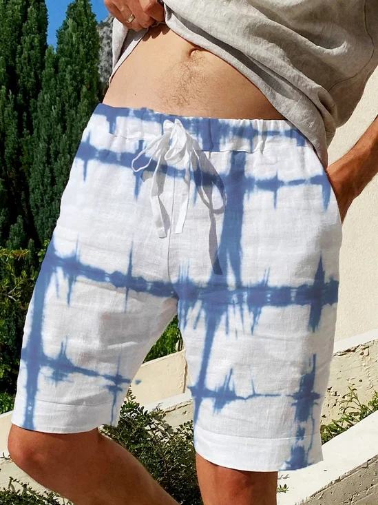 Tie Dye Drawstring Bermuda Short