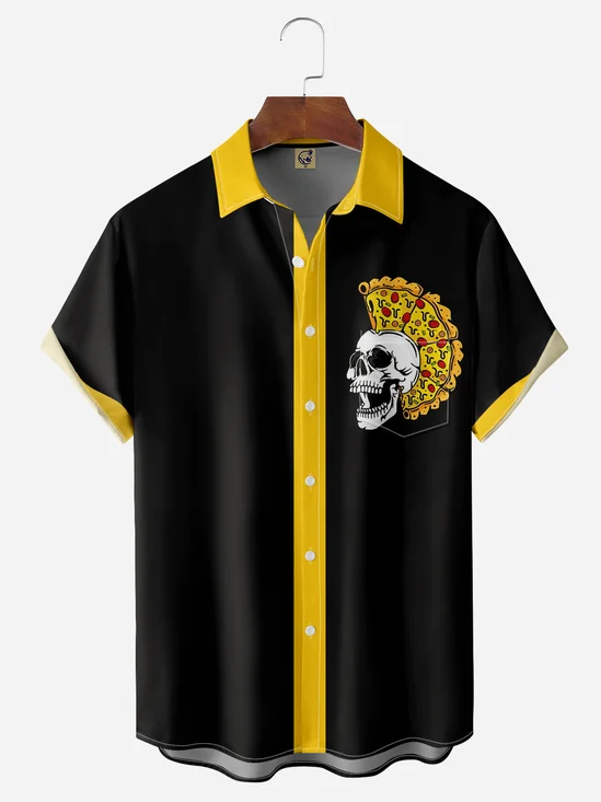 Cinco de Mayo Chest Pocket Short Sleeve Casual Shirt