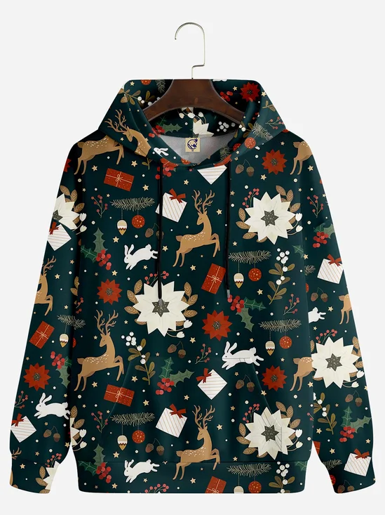 Christmas Reindeer Casual Hoodie