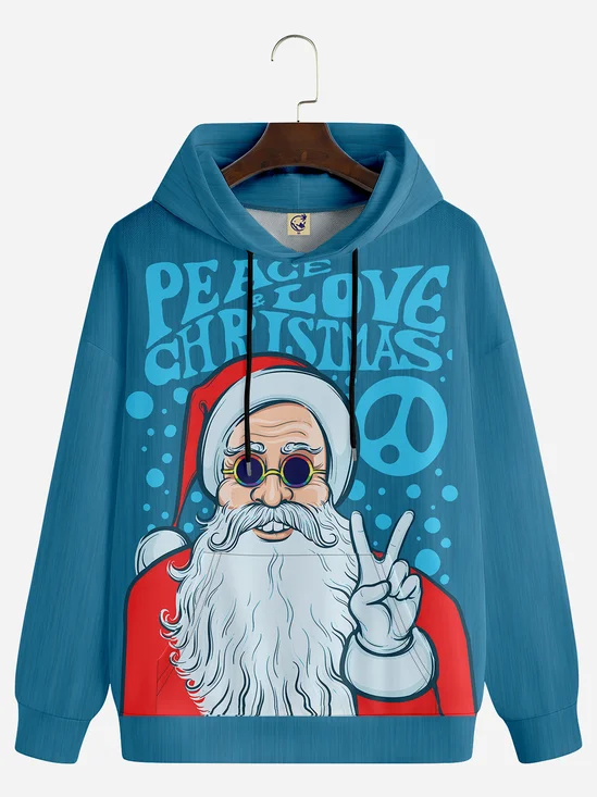 Hippie Santa Claus Casual Hoodie