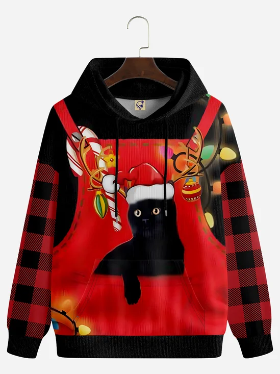 Christmas Cats Casual Hoodie
