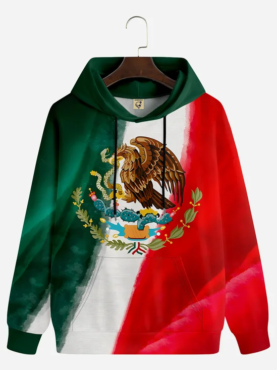 Mexico Flag Festival Casual Hoodie