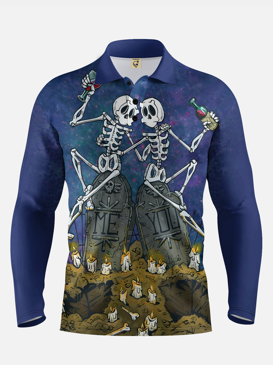 DAVID LOZEAU X HARDADDY® TOMB STONE COUPLE POLO SHIRT