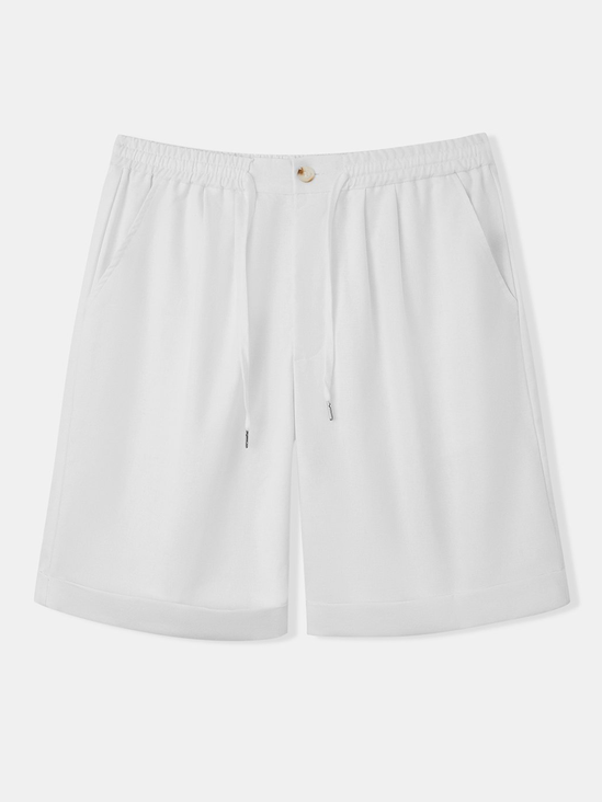 Hardaddy Cotton Plain Casual Bermuda Shorts