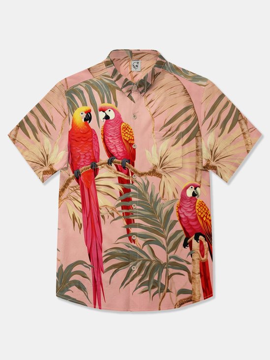 Hardaddy Cotton Tropical Parrot Shirt