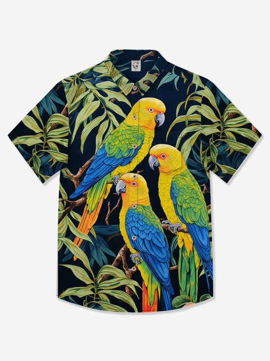 Hardaddy Cotton Tropical Parrot Shirt