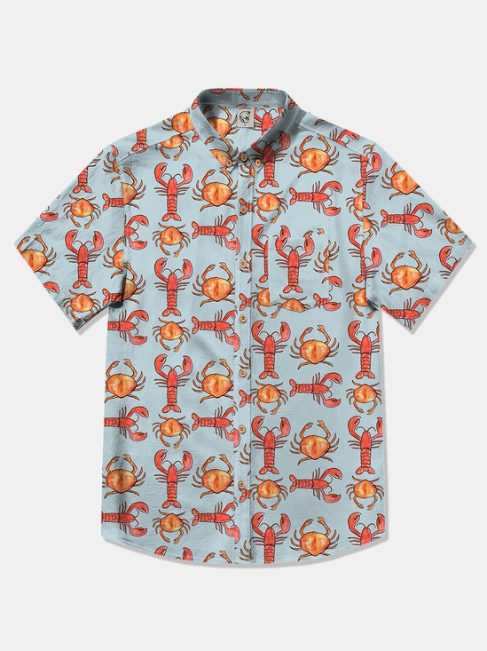 Hardaddy Cotton Lobster Crab Shirt