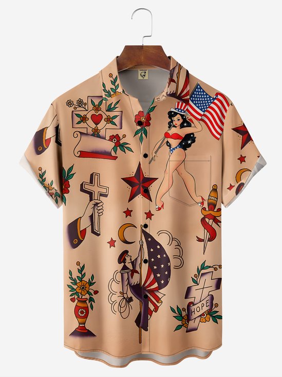 Flag Beauty Shirt By Alice Meow