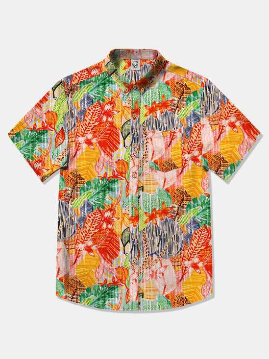 Hardaddy Cotton Tropical Floral Classic Shirt
