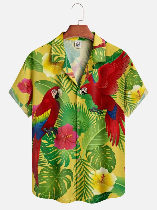Parrot Short Sleeve Aloha Shirt