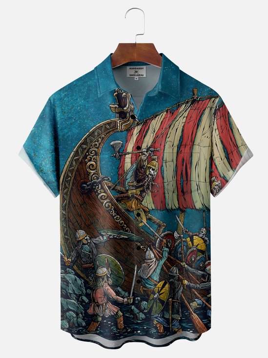 Viking Raid Shirt By David Lozeau