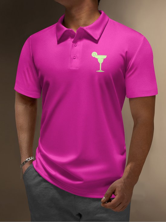 Moisture-wicking Golf Polo Cocktail