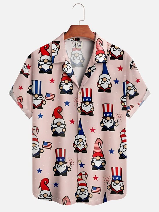 Moisture wicking Flag Gnome Casual Shirt