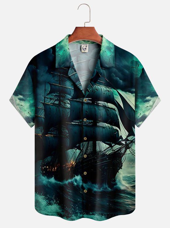 Moisture-wicking Marine Sailing Casual Shirt