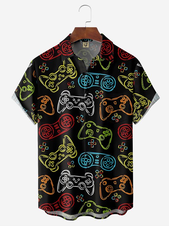 Moisture-wicking Game Chest Pocket Casual Shirt