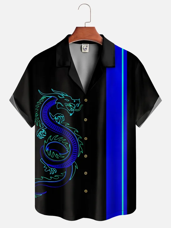 Moisture-wicking Dragon Bowling Shirt