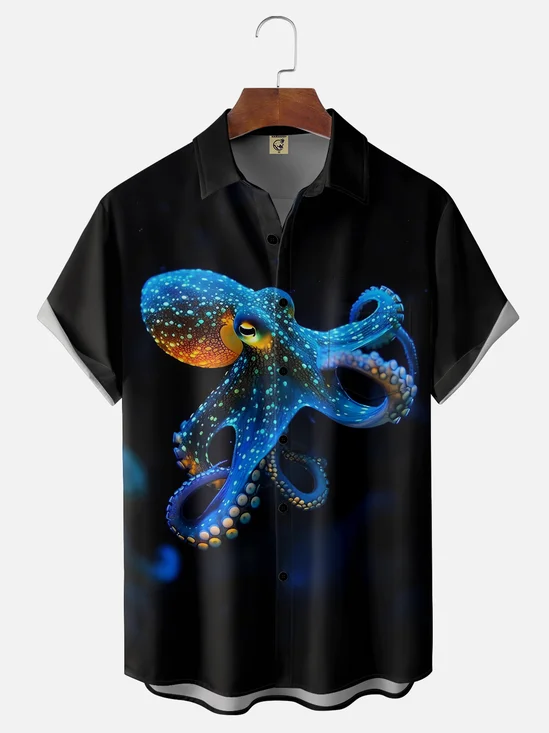 Hardaddy Moisture-Wicking Octopus Print Shirt