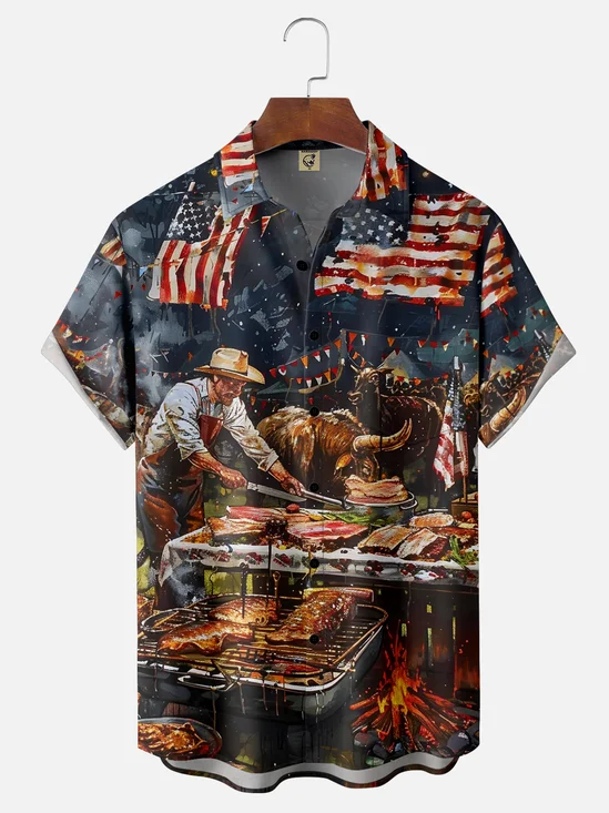 Hardaddy American BBQ Festival National Patriotic Shirt
