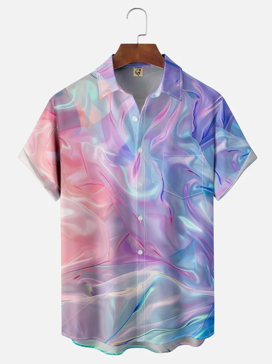 Moisture Wicking Ombre Hawaiian Shirt