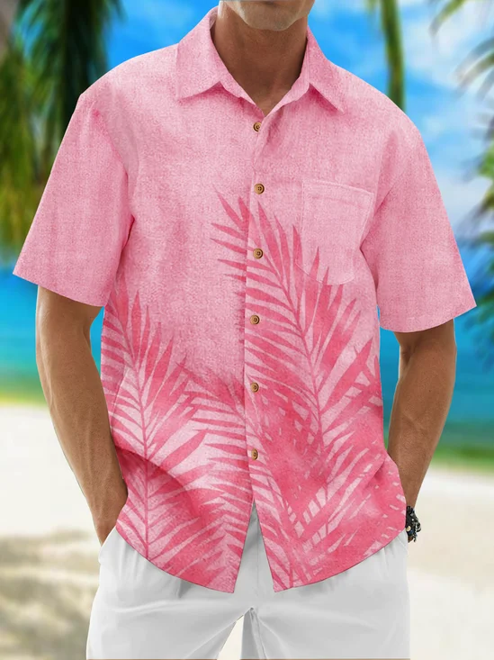Moisture-Wicking Tropical Hawaiian Shirt