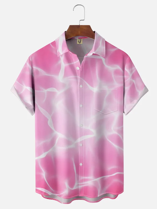 Moisture Wicking Gradient Hawaiian Shirt