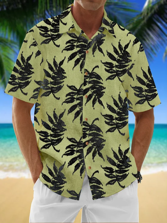 Moisture Wicking Tropical Hawaiian Shirt