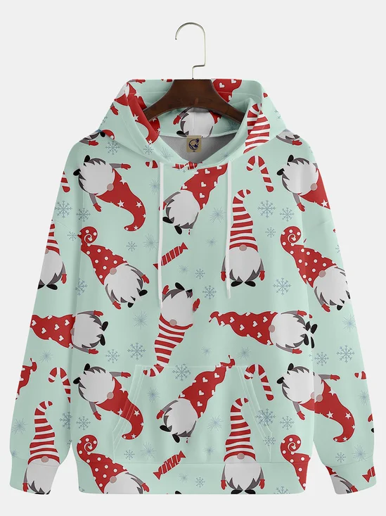 Christmas Gnome Illustration Hoodie Sweatshirt