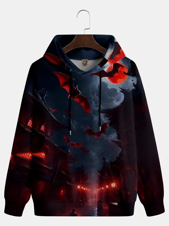 Halloween Bat in the Dark Hoodie Sweatshirt