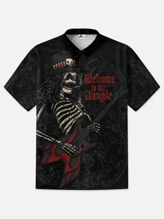 Rock Skull Guitar Quick Dry Shirt