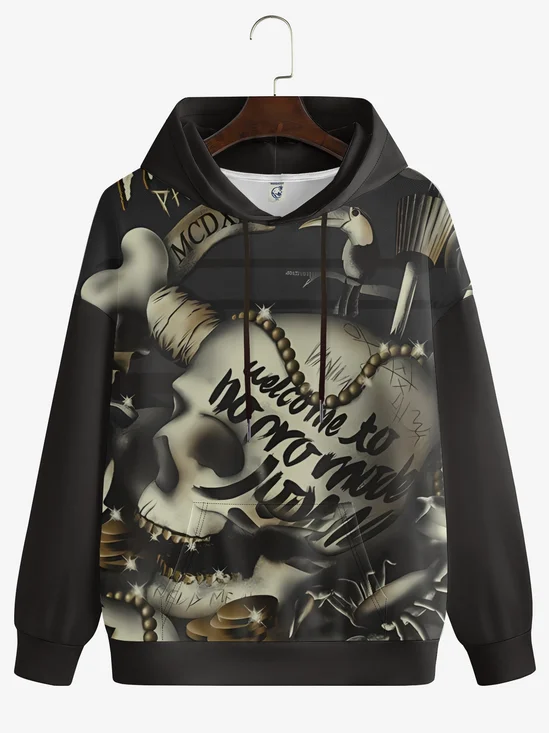 Rock Punk Skull Art Hoodie Sweatshirt