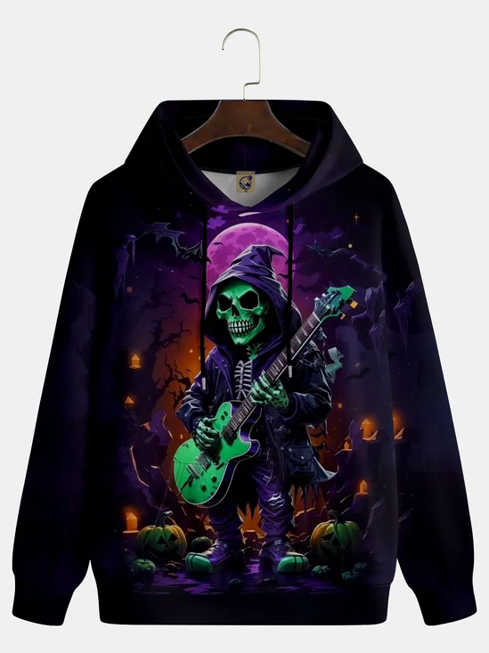 Skull Soul Guitarist Hoodie Sweatshirt
