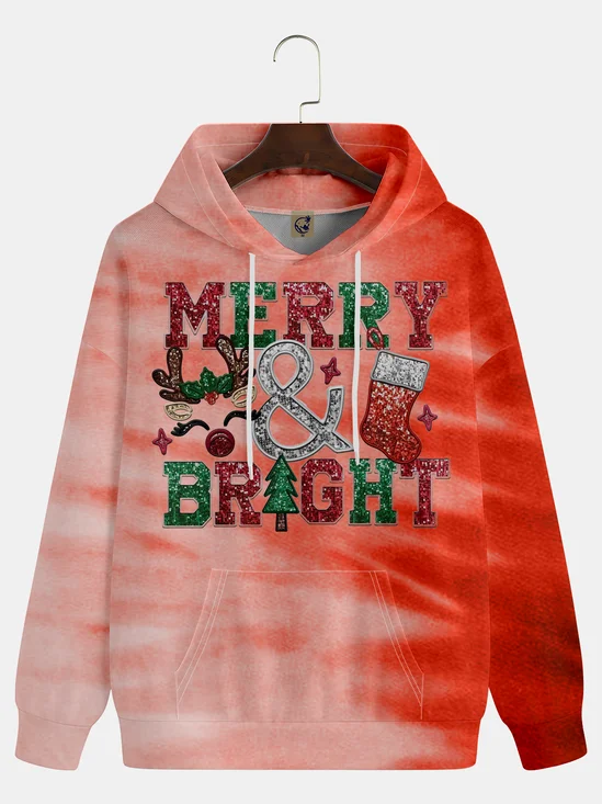 Christmas Art Texture Christmas Font Hoodie Sweatshirt
