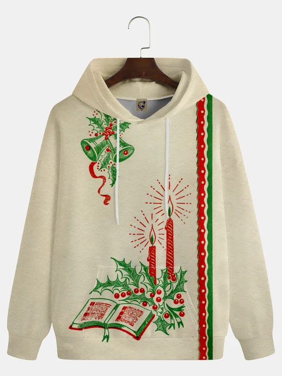 Christmas Retro Art Illustration Hoodie Sweatshirt