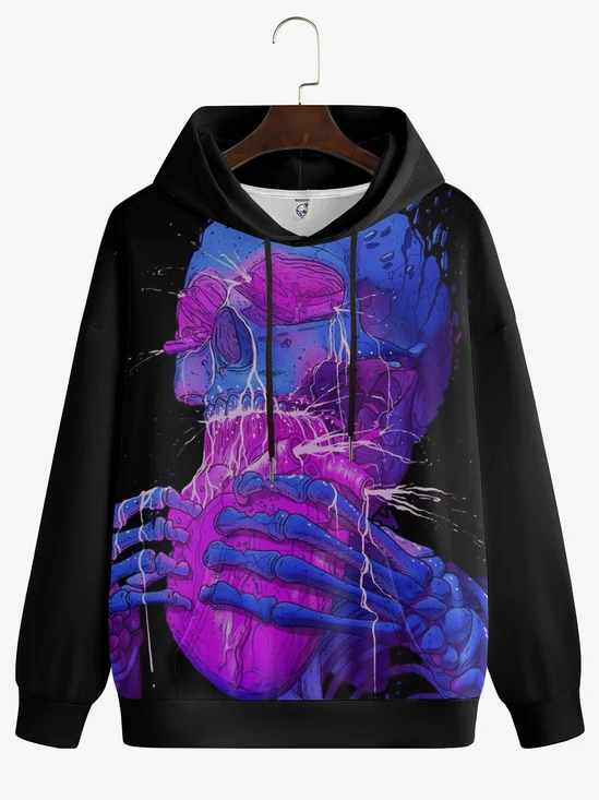 Rock Spirit Fantasy Skull Hoodie Sweatshirt