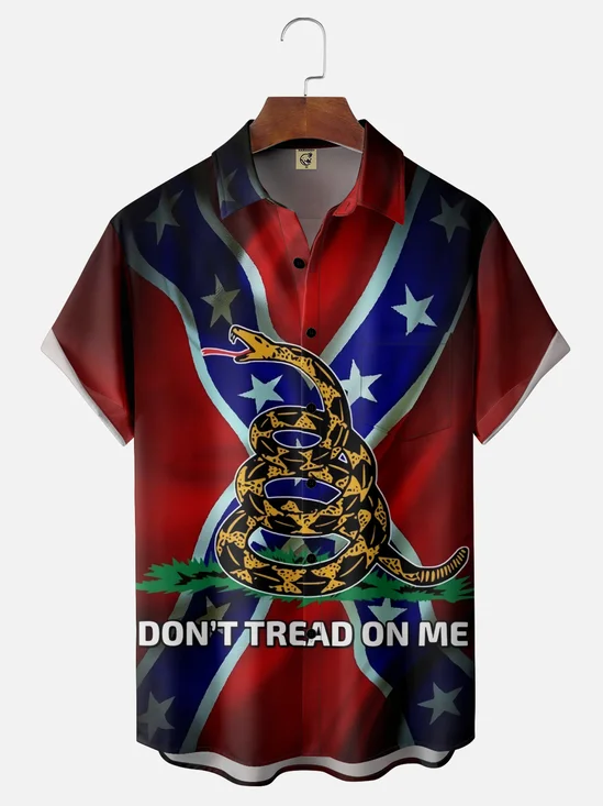 Moisture-wicking US Army Veterans Day Chest Pocket Casual Shirt