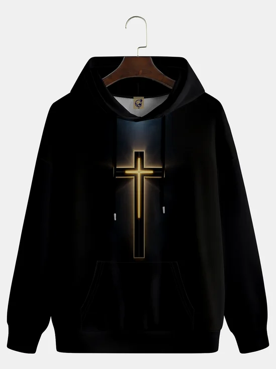 Religious Holy Cross Hoodie Sweatshirt
