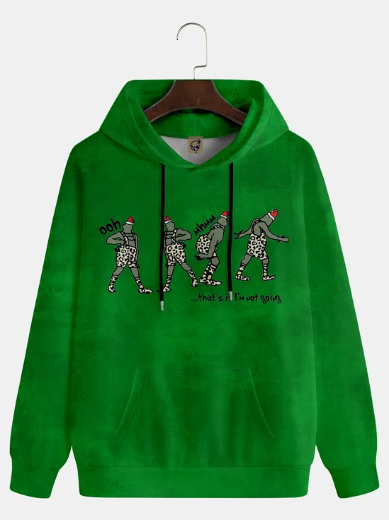 Christmas Green Monster Art Hoodie Sweatshirt