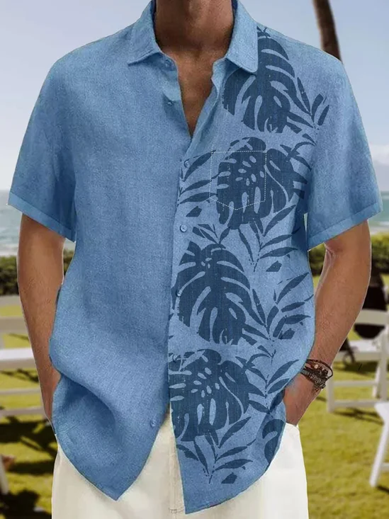 Hardaddy Tropical Plants Short Sleeve Resort Shirt