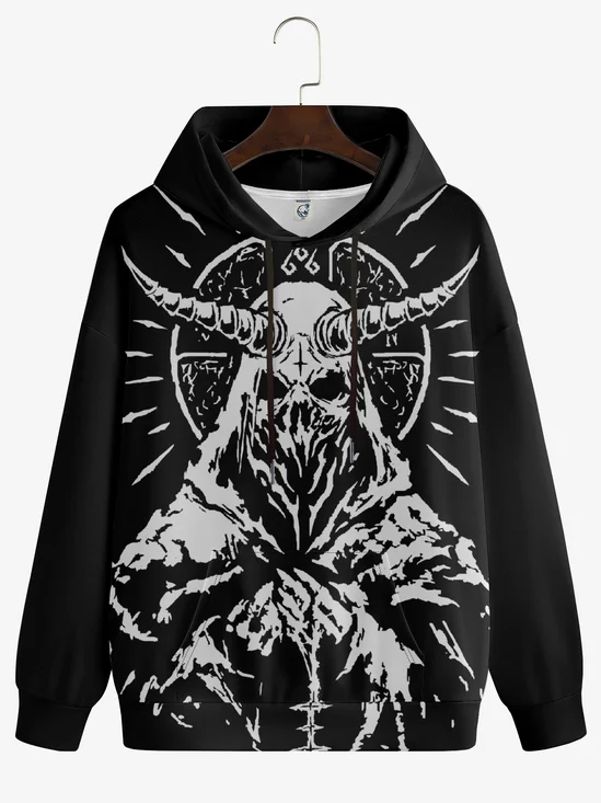 Rock Bull Skull Hoodie Sweatshirt