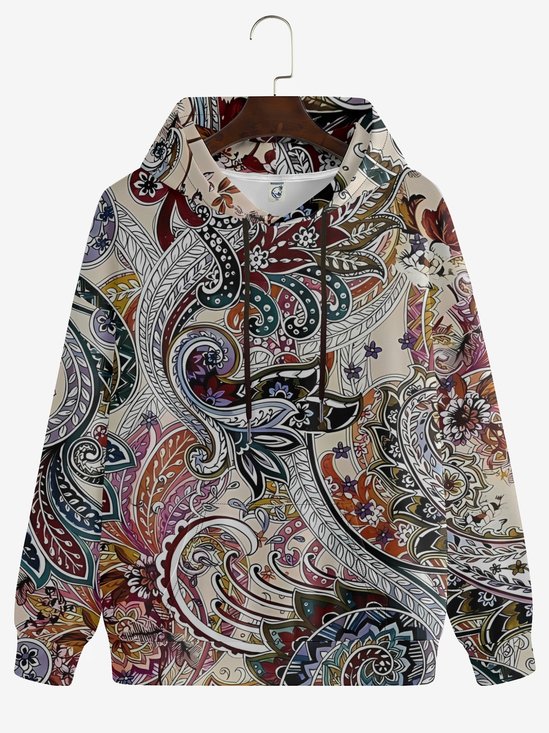 Abstract Plant Texture Hoodie Sweatshirt