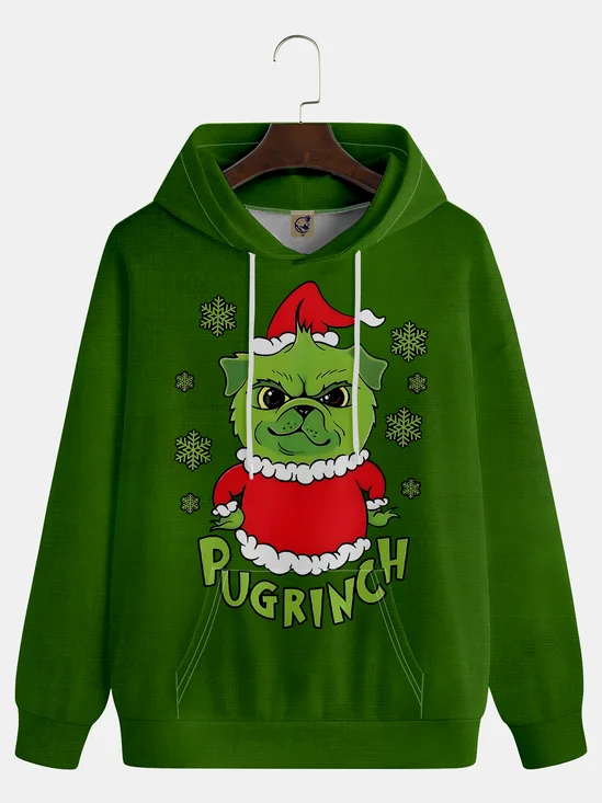 Christmas Green Dog Monster PURINCH Hoodie Sweatshirt