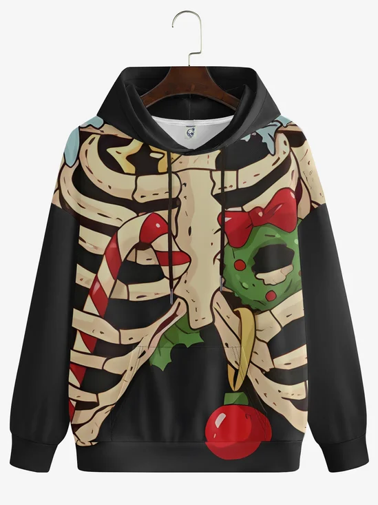 Christmas Creative Skull Hoodie Sweatshirt