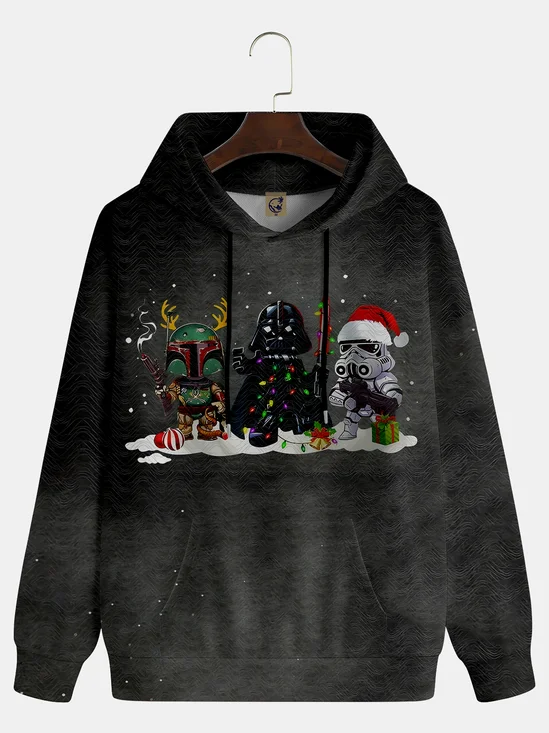 Christmas Planet Robot Hoodie Sweatshirt