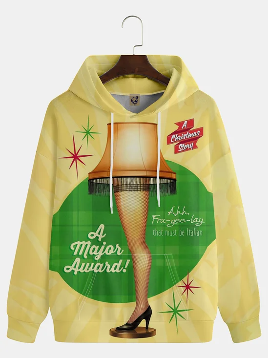 Christmas Illustration Hoodie Sweatshirt