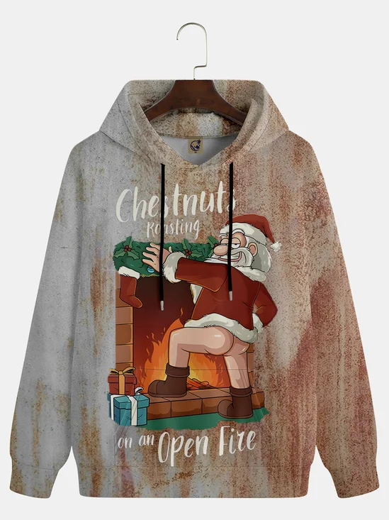 Christmas Funny Santa Claus Hoodie Sweatshirt
