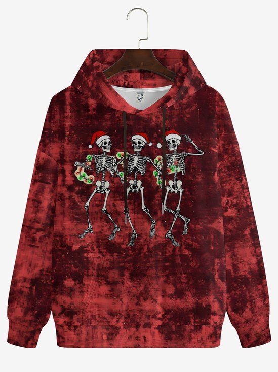 Christmas Lights Skull Hoodie Sweatshirt