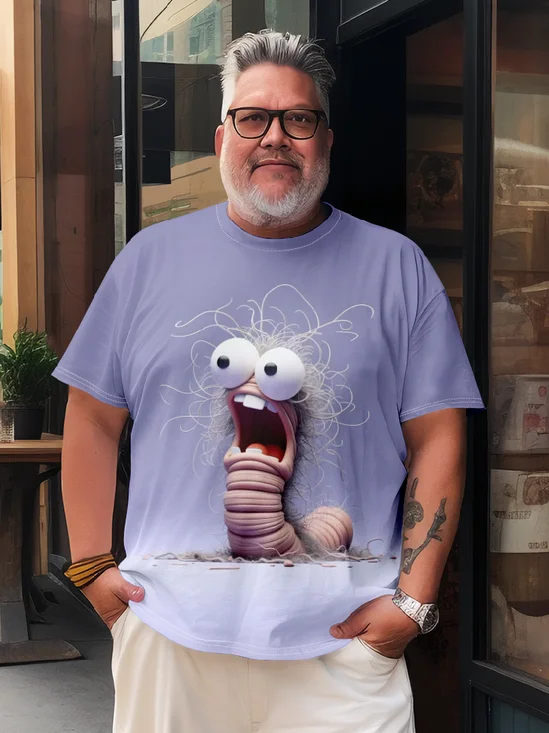 Crazy Bug Funny Purple T-shirt