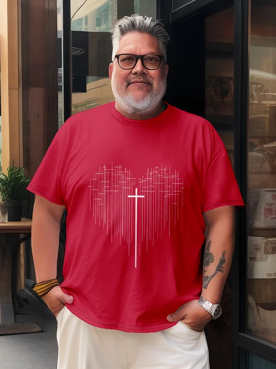 Jesus Cross Heart Easter T-shirt