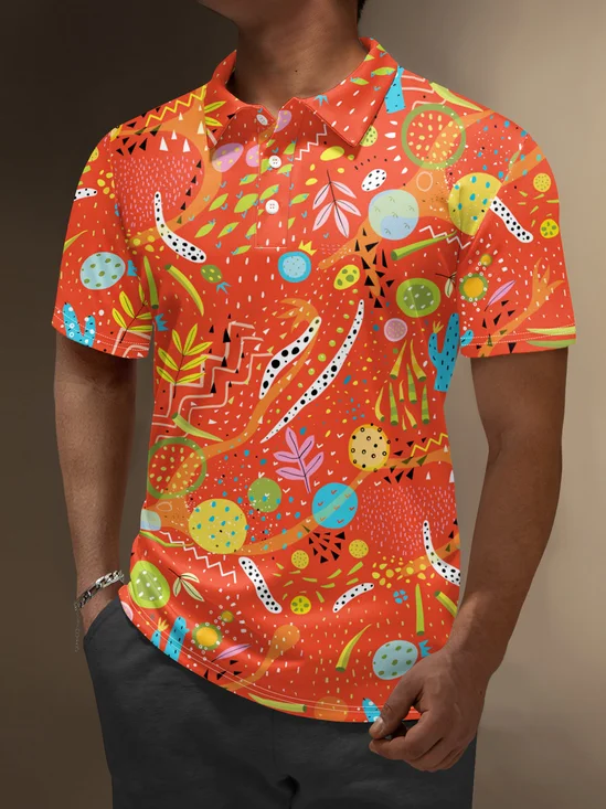 Moisture Wicking Cinco de Mayo Cactus Golf Polo